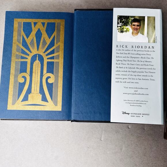 RICK RIORDAN Lot The Last Olympian And The Demigod Diaries Hardcover YA Fantasy - Picture 4 of 8